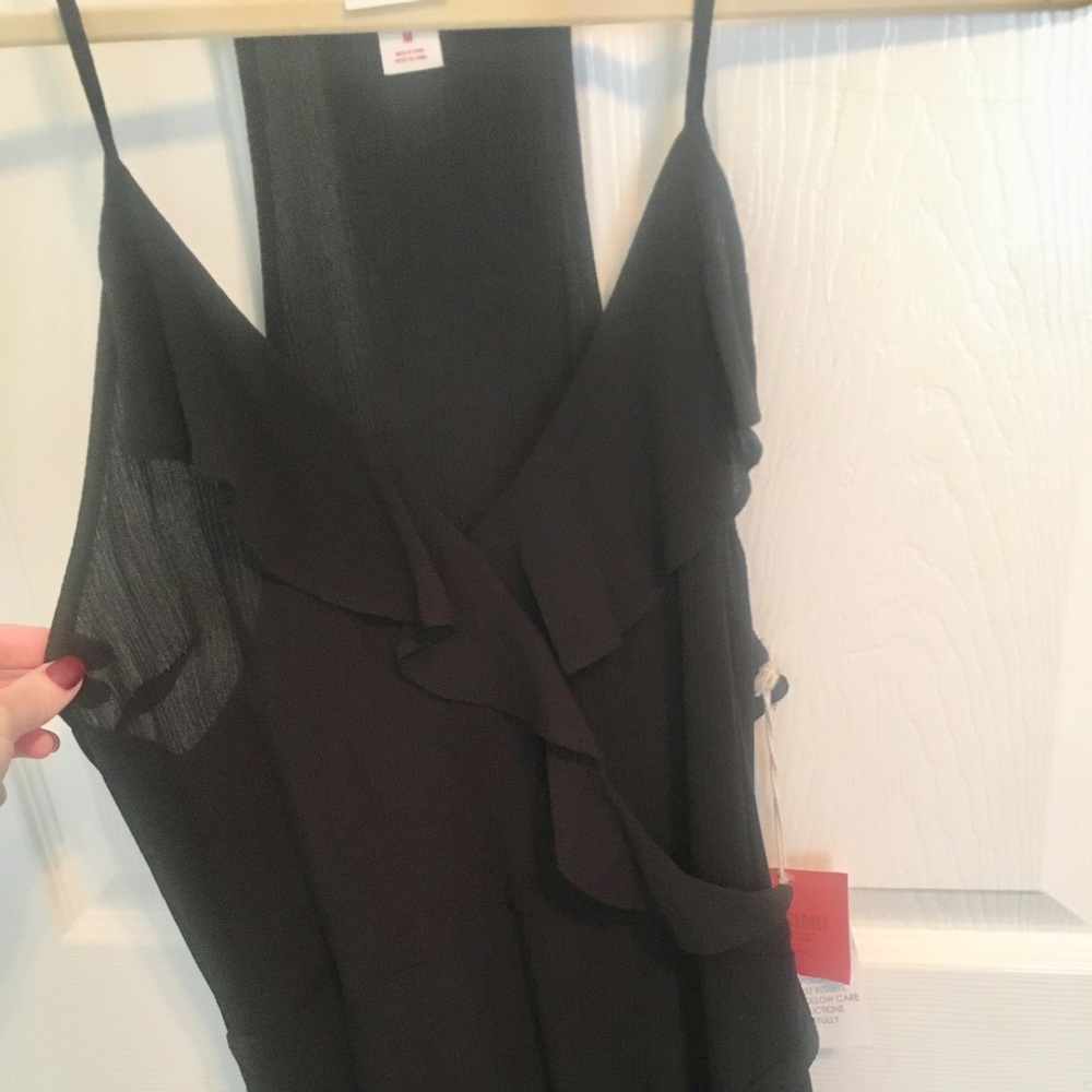 3 for 15! NWT black ruffle dress